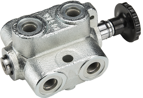 Doering six-way selector valve