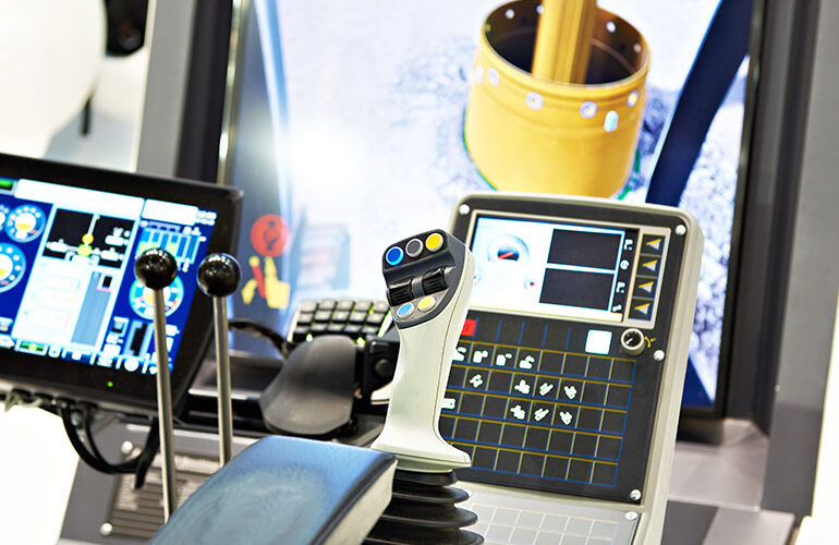 Figure 3. A variety of electrified controls and options are available on modern hydraulic machinery.