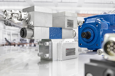 rexroth offers directional spool valves with electrohydraulic actuation for use in potentially explosive atmospheres. | courtesy of Bosch Rexroth