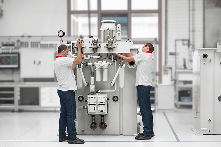 OEM-certified repair facilities have specialized equipment and factory-trained technicians who inspect, service and maintain hydraulic equipment. | courtsey of Bosch Rexroth