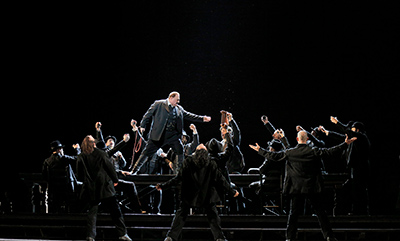 A scene from Mascagni’s “Cavalleria Rusticana.” | Courtesy of Cory Weaver / Met Opera
