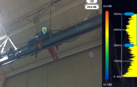 How do acoustic imagers help in compressed air systems?